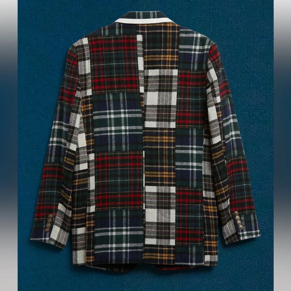 BR ATHLETICS PATCHWORK BLAZER NWT - Picture 5 of 5